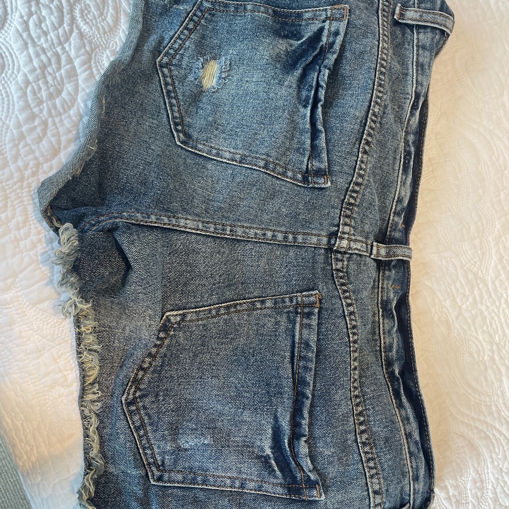Free People Button Fly Jean shorts